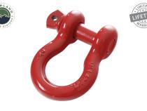 19019904 Recovery Shackle 3/4 Inch 4.75 Ton Red Overland Vehicle Systems