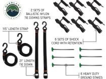 Nomadic Awning 270 Degree - Driver Side Dark Gray Overland Vehicle Systems