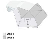 Freestanding 270 LT Degree Awnings With Walls Driver Side Overland Vehicle Systems