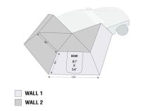 Shop Overland Vehicle Systems Freestanding 270LT Awnings W/ Walls Passenger Overland Vehicle Systems