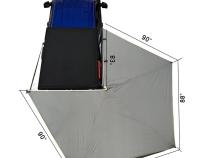 Shop Overland Vehicle Systems Freestanding 270LT Awnings W/ Walls Passenger Overland Vehicle Systems