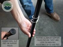 Freestanding 180 Degree Awnings For Mid - High Roofline Vans Overland Vehicle Systems