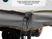 HD Nomadic 180 LTE - Awning, Grey Body, Green Trim and Black Travel Cover Overland Vehicle Systems