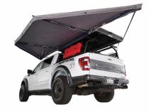 HD Nomadic 180 LTE - Awning, Grey Body, Green Trim and Black Travel Cover Overland Vehicle Systems