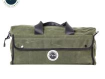 Organize With Overland Vehicle Systems Wax Canvas Small Duffle Bag Overland Vehicle Systems