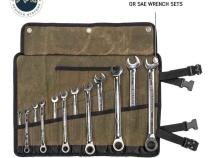 Small Wrench Tool Roll (12 Slot) Number 16 Waxed Canvas Overland Vehicle Systems