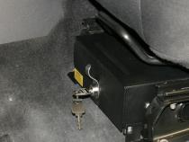 Front Driver Side Underseat Drawer - 97-06 Wrangjer TJ w/o Flip Seat Black Tuffy Security Products