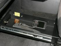 Front Driver Side Underseat Drawer - 97-06 Wrangjer TJ w/o Flip Seat Black Tuffy Security Products