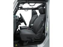 Jeep Wrangler Seat Covers For Jeep 2013-2018 Wrangler JK 4 Door Front Premium Vinyl Fabric Black Diamond Bestop