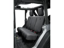 Jeep Wrangler Seat Covers For Jeep 2007, 2013-2018 Wrangler JK 4 Door Rear Premium Vinyl Fabric Black Diamond Bestop