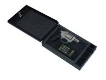 Portable Safe For Full-Size Pistols Universal Black Includes Security Cable Tuffy Security Products