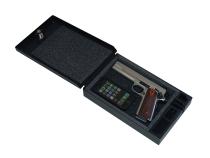 Portable Safe For Full-Size Pistols Universal Black Includes Security Cable Tuffy Security Products