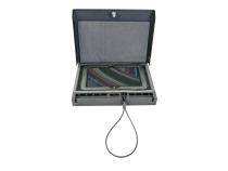 Portable Safe For Tablets Universal Black Includes Security Cable Tuffy Security Products