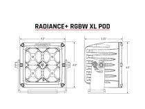 Radiance Plus Pod XL RGBW Pair RIGID Industries