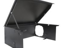 Deluxe Cargo Enclosure - 18-23 Wrangler JL {21-23 Exc. 4XE} 4-Door w/ OEM Subwoofer Black Tuffy Security Products