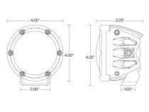 360-Series SAE Fog Yellow/White Pair RIGID Industries