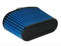 Pro 5 Air Filter Blue 3.5 Inch/ 4.0 Inch H x 8.75 Inch W/ 3.0 Inch H x 8.0 Inch W/ 6.0 Inch Oval Volant