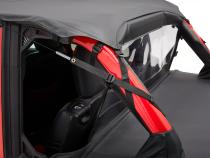 Header Safari Cable Style Bikini Jeep '18-26 Wrangler JL 4-Door Black Diamond Bestop