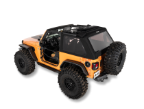 Trektop Glide 2-Door for JL Jeep 2018-26 Wrangler JL Black Diamond Bestop