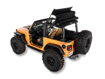 Trektop Glide 2-Door for JL Jeep 2018-26 Wrangler JL Black Diamond Bestop