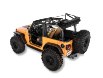 Trektop Glide 2-Door for JL Jeep 2018-26 Wrangler JL Black Diamond Bestop