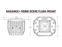Radiance Plus Scene RGBW Flush Mount Pair RIGID Industries