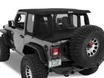 Halftop Conversion Kit Jeep '18-26 Wrangler JL 2-Door Black Diamond Bestop
