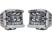 Spot Surface Mount White Housing Pair D-SS Pro RIGID Industries