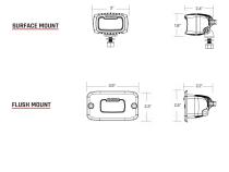 SAE Fog Light Pair SR-M Pro RIGID Industries