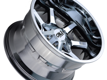 Cast Aluminum Wheels Busted 9100 CH 22x12 Chrome 6 On 135/6 On139.7 Bolt Pattern -44 Offset Cali Offroad Wheels