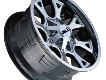 Cast Aluminum Wheels Anarchy 9103 CH 20x12 Chrome 5 On 127/5 On139.7 Bolt Pattern -44 Offset Cali Offroad Wheels