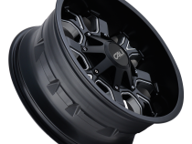 Cast Aluminum Wheels Dirty 9104 SB 22x14 Milled Spokes Satin Black 6 On 135/6 On139.7 Bolt Pattern -76 Offset Cali Offroad Wheels