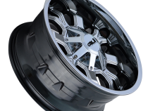 Cast Aluminum Wheels Dirty 9104 CH 20x9 Chrome 5 On 127/5 On139.7 Bolt Pattern 0 Offset Cali Offroad Wheels