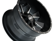 Cast Aluminum Wheels Distorted 9106 SB 20x9 Milled Spokes Satin Black 5 On 150/5 On139.7 Bolt Pattern 18 Offset Cali Offroad Wheels