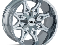 Cast Aluminum Wheels Obnoxious 9107 CH 20x12 Chrome 6 On 135/6 On139.7 Bolt Pattern -44 Offset Cali Offroad Wheels