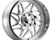 Cast Aluminum Wheels Gemini 9112 PO 20x10 Milled Spokes Polished 5 On 127 Bolt Pattern -25 Offset Cali Offroad Wheels