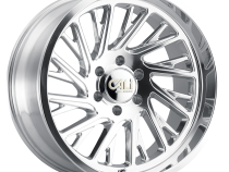 Cast Aluminum Wheels Purge 9114 PO 20x10 Milled Spokes Polished Silver 5 On 127 Bolt Pattern -25 Offset Cali Offroad Wheels