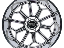 Cast Aluminum Wheels Auburn 9117 PO 20x10 Milled Spokes Polished 6 On 135 Bolt Pattern -25 Offset Cali Offroad Wheels