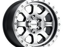 Aluminum Wheels 17x9 Avenger 929M Machined Silver -12 Offset 5 on 139.7 Bolt Pattern 107.95 Bore Raceline