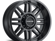 Aluminum Wheels 17x9 Split 948B Satin Black -12 Offset 5 on 127 Bolt Pattern 78.1 Bore Raceline
