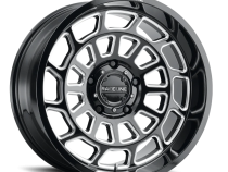 Aluminum Wheels 22x12 Warp 955M Milled Gloss Black -44 Offset 5 on 127 Bolt Pattern 78.1 Bore Raceline