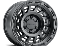Aluminum Wheels 17x8.5 Halo 957B Satin Black 0 Offset 5 on 127 Bolt Pattern 78.1 Bore Raceline