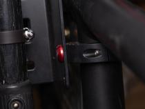 Dual Mount Roll Bar Clamps Pair (2) 1.5 Inch-2.0 Inch Black Power Tank