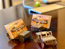 Jeep Business Card Holder Flat Stainless Steel Bendy Jeeps