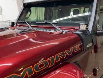 JL / JT Lower Larger Cowl LED Light Pod Brackets and Upper Bar Brackets Rock Slide Engineering