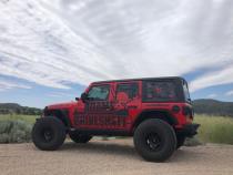 JL Rear 1310 Solid CV Driveshaft 2 Door (Sport - Sahara) Pinion Yoke Style Adams Driveshaft