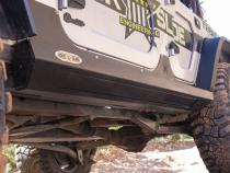 JK 4 Door Step Slider Skid Plate Rock Slide Engineering