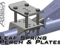 Leaf Spring Perch And Plates Pair Artec Industries