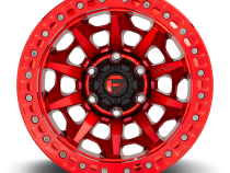 Aluminum Wheels 17X9 Covert Beadlock D113 5 On 127 Candy Red 71.5 Bore -15 Offset Multi Spoke Fuel Off Road Wheels