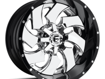 Aluminum Wheels 20X10 Cleaver D240 6 On 135/6 On 139.7 Chrome/Gloss Black Lip 106.1 Bore -19 Offset 8 Spoke Fuel Off Road Wheels